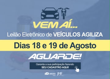 Leilão Veículos 18 e 19/08 