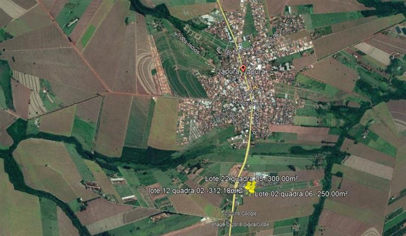Lote n° 22, Quadra n° 05, com área de 300,00 m², Jardim Imperial, Japurá, Comarca de Cianorte PR