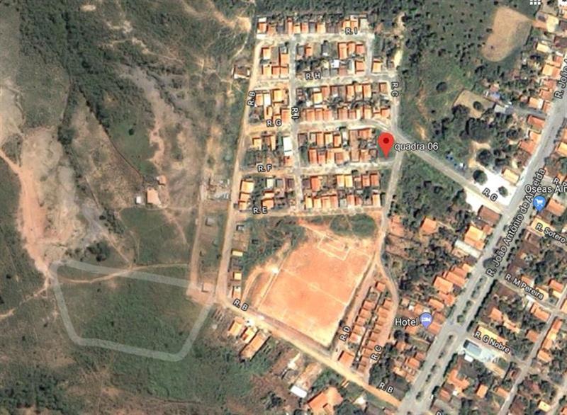 Lote de Terreno nº 06, da Quadra 06, com a área de 300,00 m², Campo Azul MG 