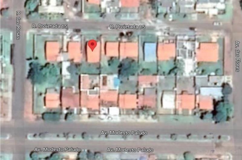 Casa residencial não averbada, de 51,20 m², situada no bairro Água Clara II, Sapezal MT