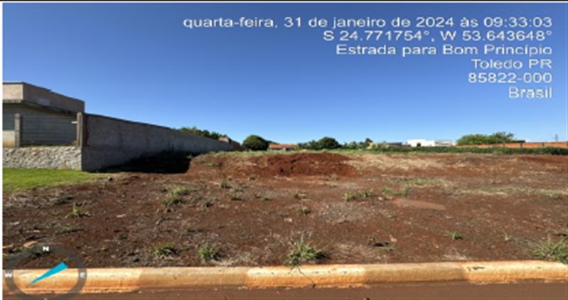 LOTE URBANO N° 04 da quadra 16, área de 800,00m² situado no Distrito de Bom Princípio, TOLEDO/PR.